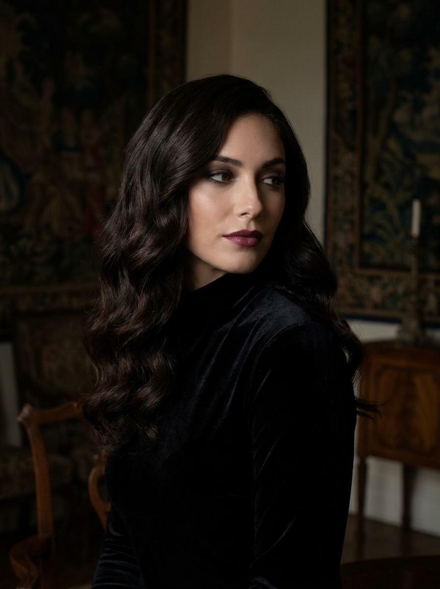 Vampire Waves als Halloween Frisuren für Frauen Inspiration 2026